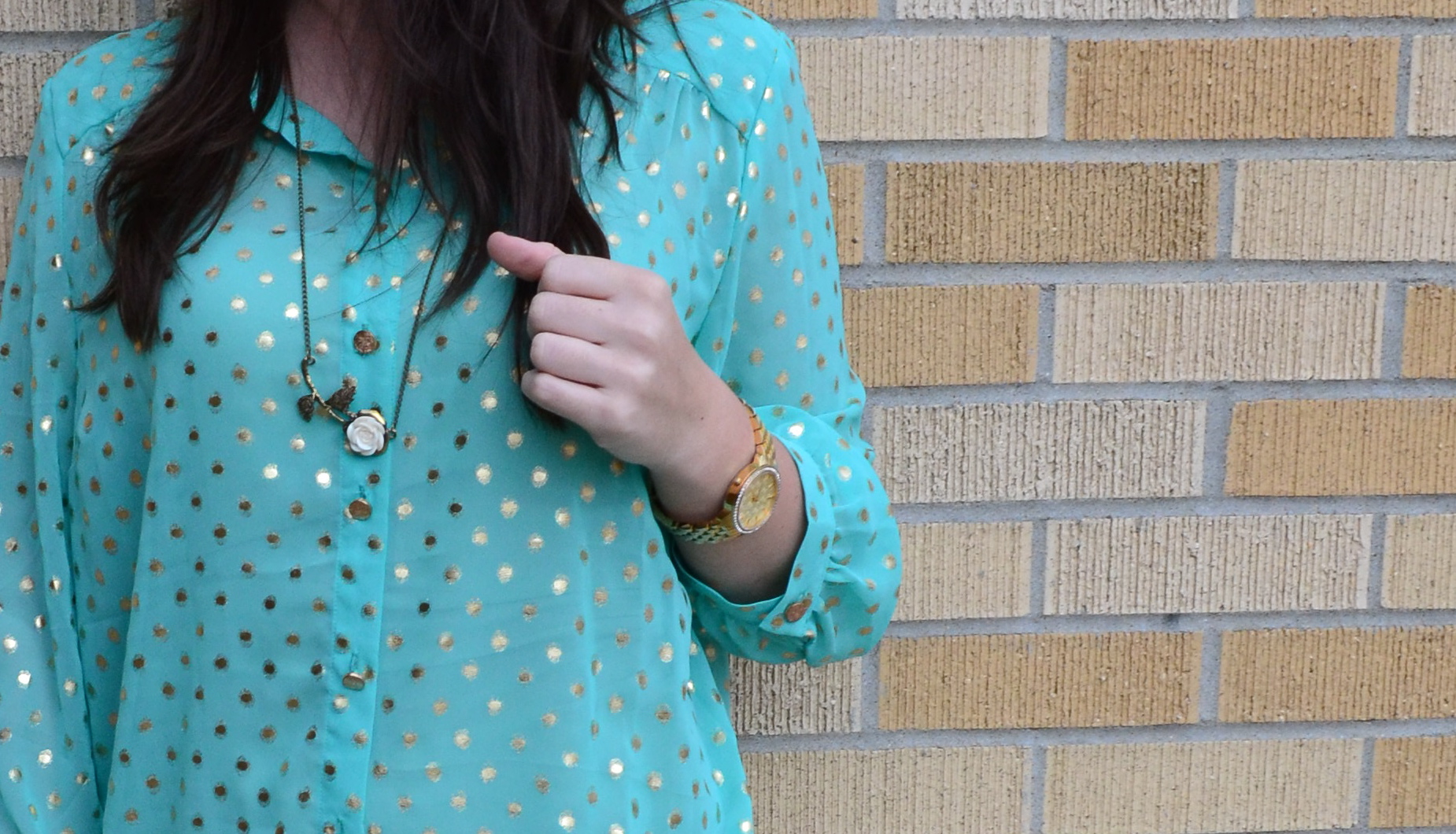 mint polka dots 2