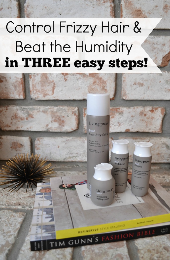 Control frizzy hair and beat the humidity in these three easy steps! Plus, three bonus styling tips included!