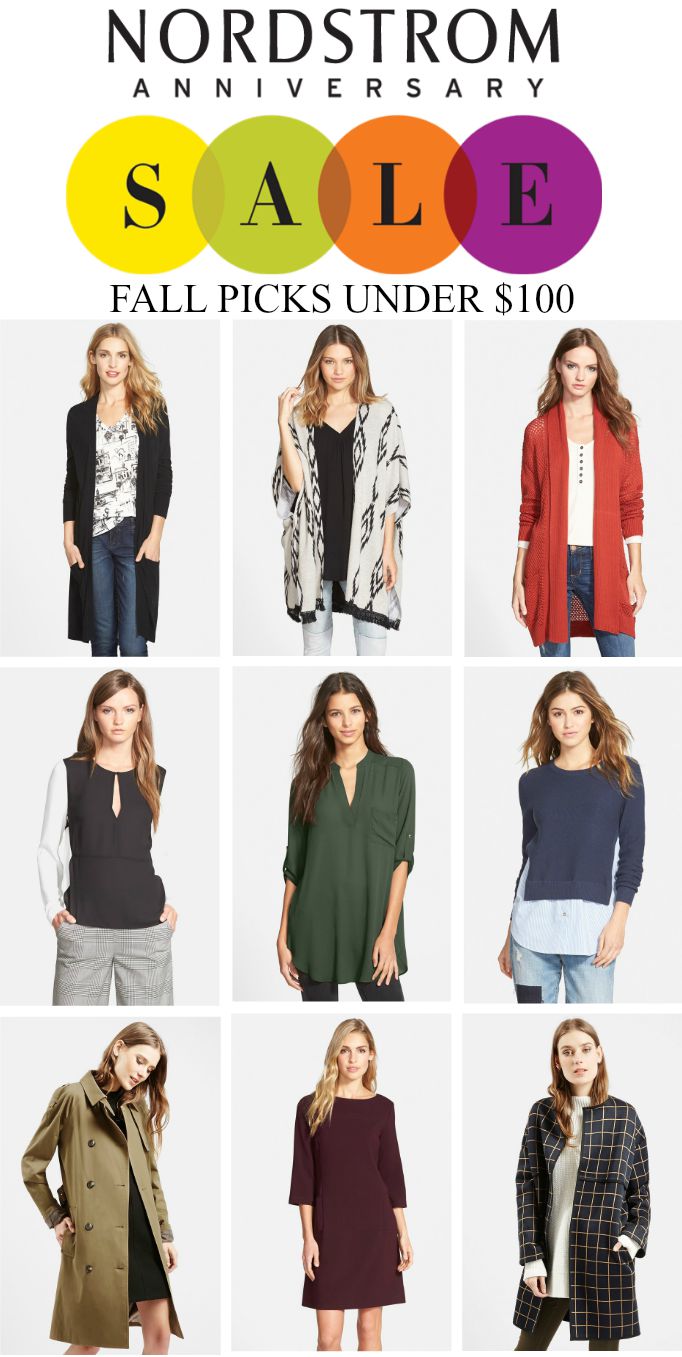 Nordstrom Anniversary Sale Fall Picks Under $100