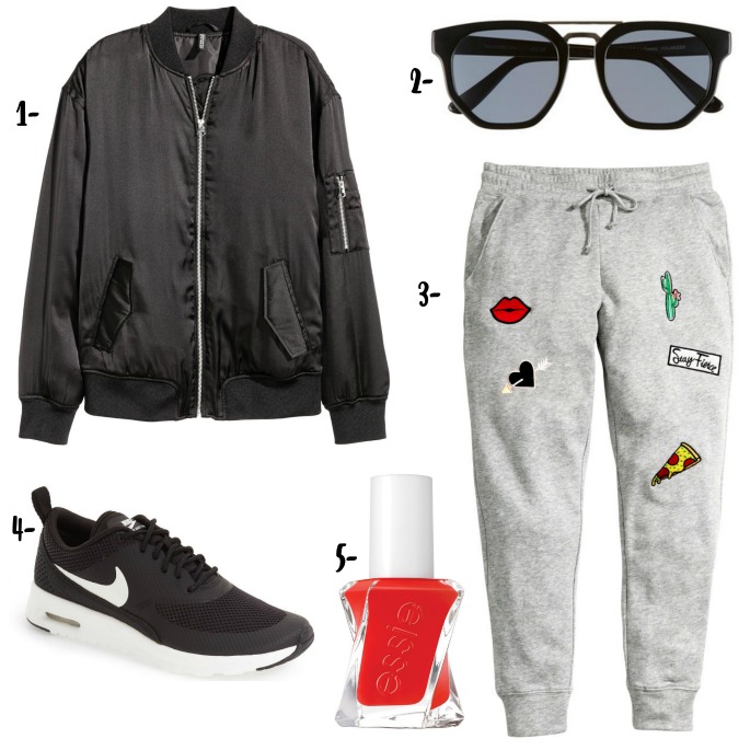 Patch Emoji Joggers | How to dress up joggers